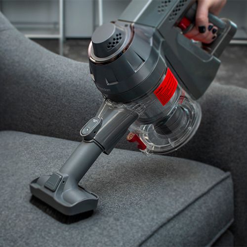 convert to hand held vacuum bagless washable filter long longest battery life
